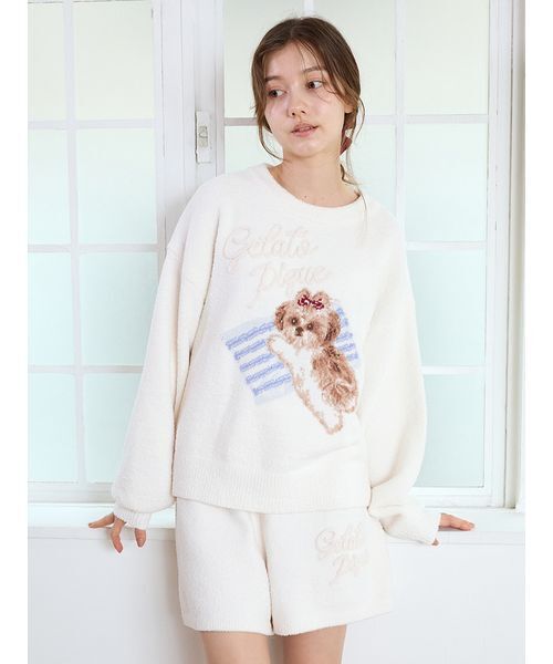 Disney×gelato pique / ルームウエアセット　ホワイト 公式】ルームウェアセット〈gelato pique〉｜おすすめグッズ