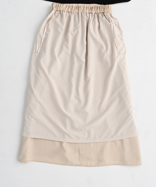 【COHINA】ブラウジングニットドッキングワンピース セール】ブラウジングニットドッキングワンピース 【低身長・小柄女性