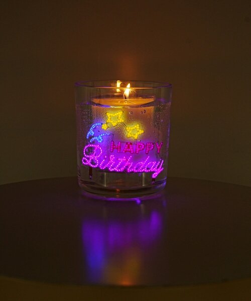 BIRTHDAY BAR(バースデイバー)の「NEON CANDLE ネオンキャンドル(キャンドル・レディース・ブルー系その他/イエロー/ピンク・0)」の3枚目の写真
