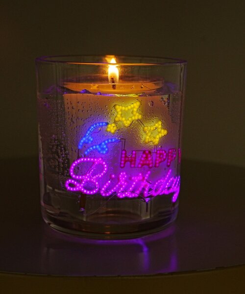 BIRTHDAY BAR（バースデイバー）の「NEON CANDLE　ネオンキャンドル（キャンドル・レディース・ブルー系その他/イエロー・0）」の6枚目の写真