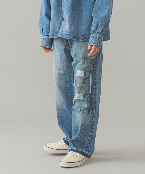 こども ビームス(コドモビームス)の「【別注】MARET / デニム パンツ(140~150cm)(デニムパンツ・キッズ・インディゴブルー・L(140-150㎝))」の1枚目の写真