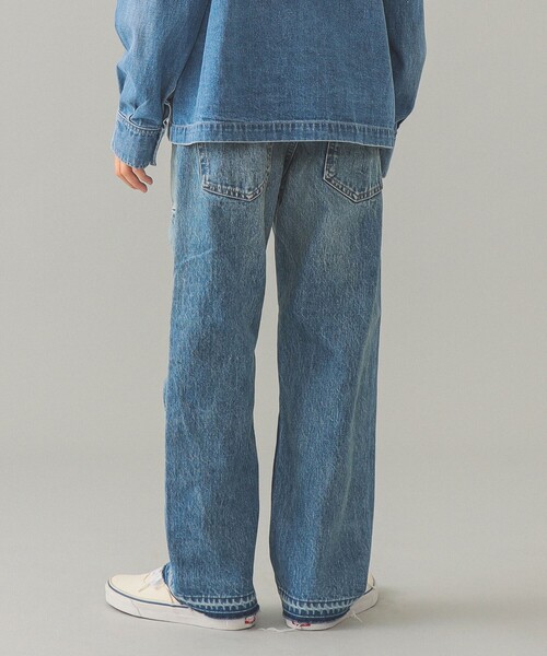 こども ビームス(コドモビームス)の「【別注】MARET / デニム パンツ(140~150cm)(デニムパンツ・キッズ・インディゴブルー・L(140-150㎝))」の2枚目の写真