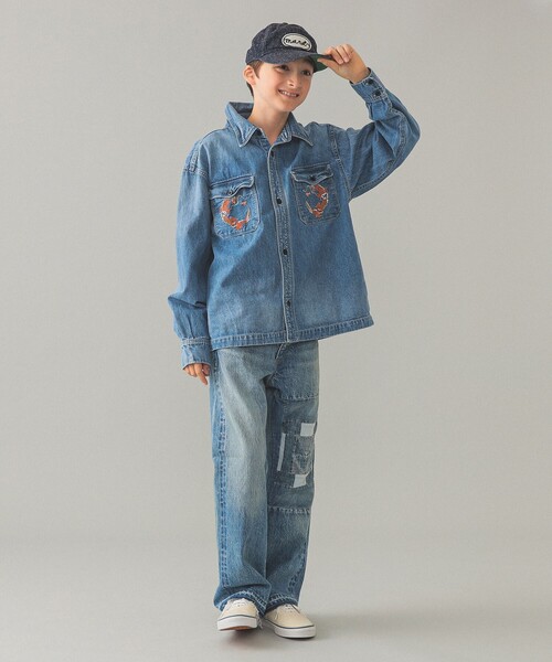 こども ビームス(コドモビームス)の「【別注】MARET / デニム パンツ(140~150cm)(デニムパンツ・キッズ・インディゴブルー・L(140-150㎝))」の5枚目の写真