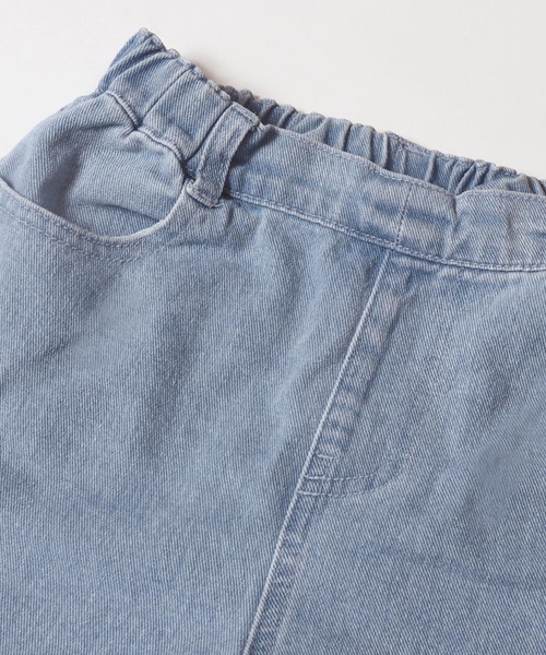 coca（coca）（コカ）の「キッズ　デニム裾レースパンツ（デニムパンツ・キッズ・ブルー・120/130/150/140）」の10枚目の写真