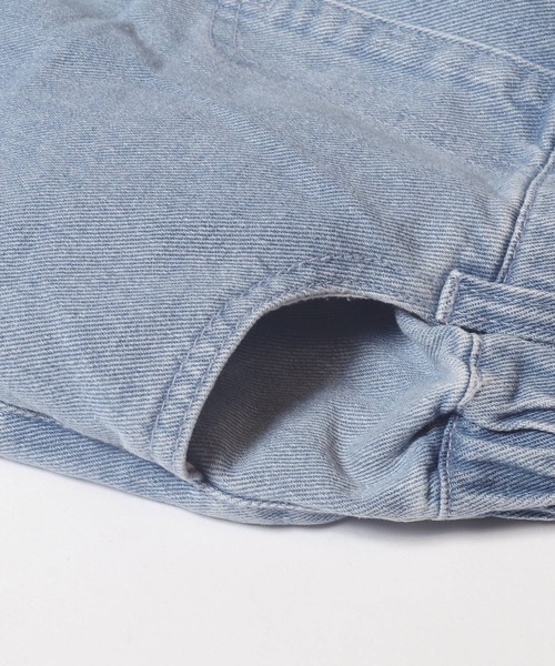 coca（coca）（コカ）の「キッズ　デニム裾レースパンツ（デニムパンツ・キッズ・ブルー・120/130/150/140）」の11枚目の写真