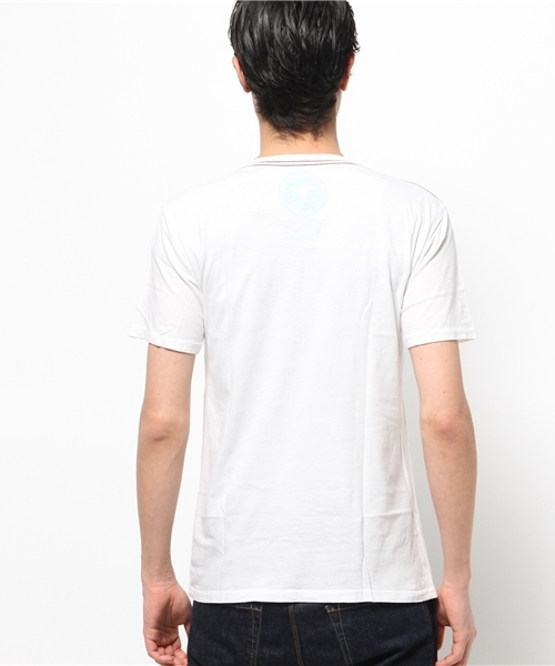 TOPO RANCH（トポランチ）の「【TOPO RANCH】POINTED　Tシャツ（Tシャツ/カットソー・メンズ・ホワイト・S）」の3枚目の写真