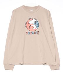 ピーナッツ コットンロングTシャツ スヌーピー PEANUT75周年