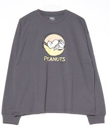 ピーナッツ コットンロングTシャツ スヌーピー PEANUT75周年