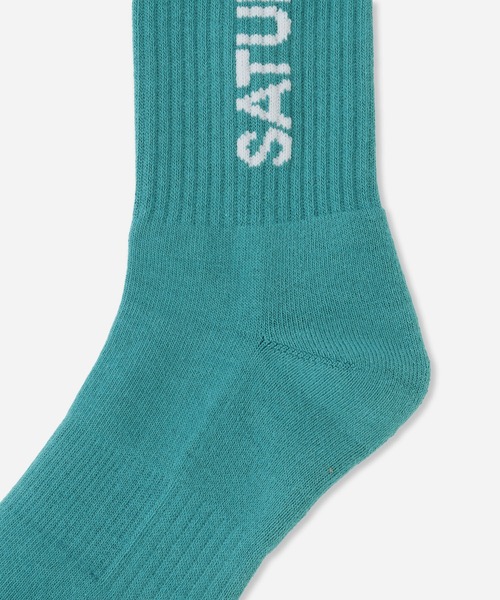 Saturdays NYC（サタデーズ ニューヨークシティ ）の「Logo Sock（ソックス/靴下・メンズ・ブラック/ターコイズブルー/イエロー・FREE）」の10枚目の写真
