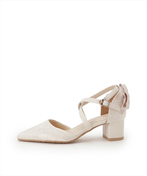 WILLSELECTION（ウィルセレクション）の「バックリボンレースパンプス（パンプス・レディース・アイボリー/ブラック・MEDIUM/LARGE）」の19枚目の写真