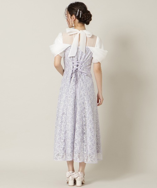 WILLSELECTION（ウィルセレクション）の「バックリボンレースパンプス（パンプス・レディース・アイボリー/ブラック・MEDIUM/LARGE）」の3枚目の写真