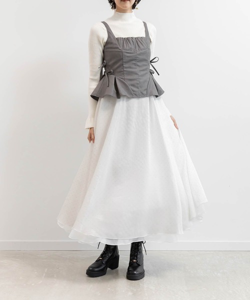 セール】ペプラムリボンワンピース（ワンピース）｜RANDA（ランダ）の