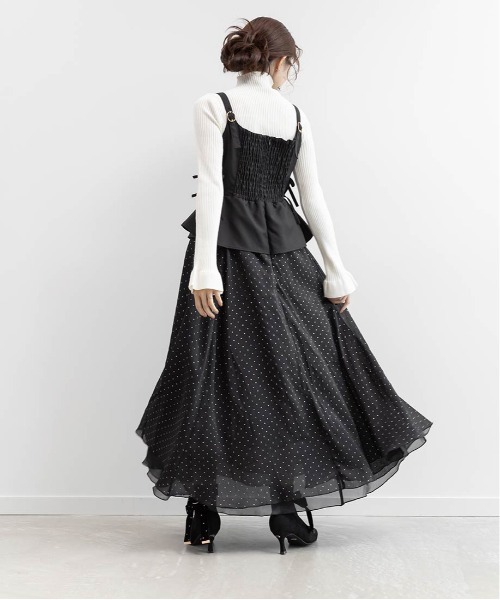 ペプラムリボンワンピース セール】ペプラムリボンワンピース（ワンピース）｜RANDA（ランダ）の