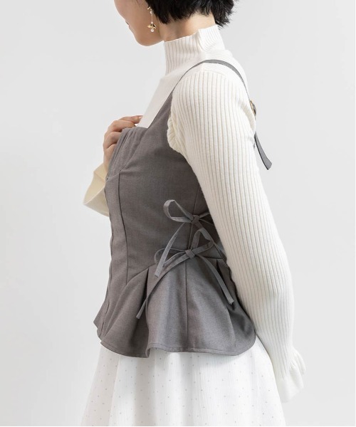 セール】ペプラムリボンワンピース（ワンピース）｜RANDA（ランダ）の