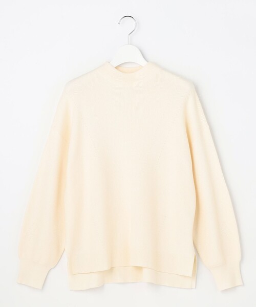 ANY SIS（エニィスィス）の「CICA加工 ビューティ畔ボトルネック ニット（ニット/セーター・レディース・ライトグレー系/ピンク系/ベージュ系/ライトイエロー系/ダルブルー系/ブラック系/アイボリー系/ネイビー系・MEDIUM）」の19枚目の写真