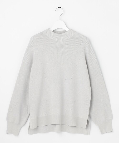 ANY SIS（エニィスィス）の「CICA加工 ビューティ畔ボトルネック ニット（ニット/セーター・レディース・ライトグレー系/ピンク系/ベージュ系/ライトイエロー系/ダルブルー系/ブラック系/アイボリー系/ネイビー系・MEDIUM）」の20枚目の写真