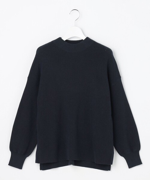 ANY SIS（エニィスィス）の「CICA加工 ビューティ畔ボトルネック ニット（ニット/セーター・レディース・ライトグレー系/ピンク系/ベージュ系/ライトイエロー系/ダルブルー系/ブラック系/アイボリー系/ネイビー系・MEDIUM）」の21枚目の写真