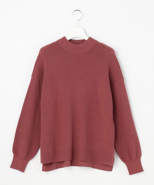 ANY SIS（エニィスィス）の「CICA加工 ビューティ畔ボトルネック ニット（ニット/セーター・レディース・ライトグレー系/ピンク系/ベージュ系/ライトイエロー系/ダルブルー系/ブラック系/アイボリー系/ネイビー系・MEDIUM）」の14枚目の写真