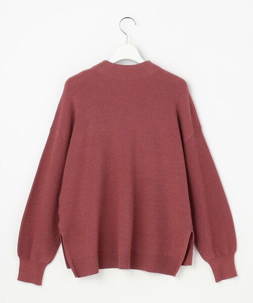 ANY SIS（エニィスィス）の「CICA加工 ビューティ畔ボトルネック ニット（ニット/セーター・レディース・ライトグレー系/ピンク系/ベージュ系/ライトイエロー系/ダルブルー系/ブラック系/アイボリー系/ネイビー系・MEDIUM）」の15枚目の写真