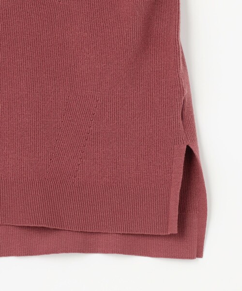 ANY SIS（エニィスィス）の「CICA加工 ビューティ畔ボトルネック ニット（ニット/セーター・レディース・ライトグレー系/ピンク系/ベージュ系/ライトイエロー系/ダルブルー系/ブラック系/アイボリー系/ネイビー系・MEDIUM）」の18枚目の写真