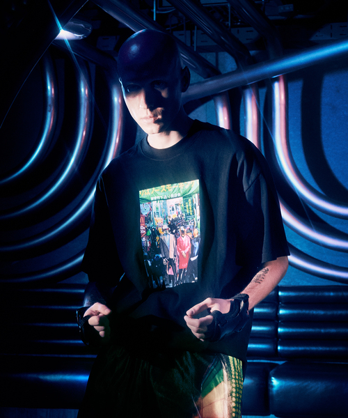 PLEASURES(プレジャー)の「PLEASURES × DAFTPUNK HARAJUKU T-SHIRT(Tシャツ/カットソー・メンズ・ブラック・MEDIUM/X-LARGE/LARGE)」の3枚目の写真