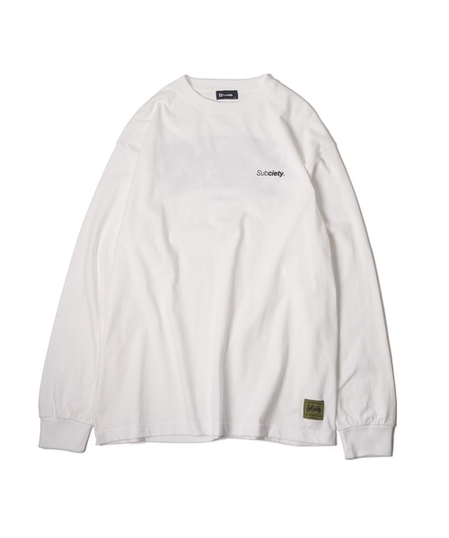 Subciety(サブサエティ)の「Five lights L/S tee(Tシャツ/カットソー・メンズ・アッシュ/ブラック/ホワイト・SMALL/MEDIUM/LARGE/X-LARGE/XX-LARGE)」の5枚目の写真