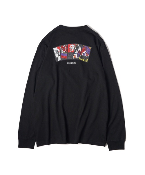 Subciety(サブサエティ)の「Five lights L/S tee(Tシャツ/カットソー・メンズ・アッシュ/ブラック/ホワイト・SMALL/MEDIUM/LARGE/X-LARGE/XX-LARGE)」の6枚目の写真