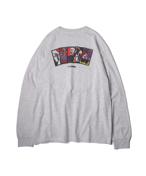 Subciety(サブサエティ)の「Five lights L/S tee(Tシャツ/カットソー・メンズ・アッシュ/ブラック/ホワイト・SMALL/MEDIUM/LARGE/X-LARGE/XX-LARGE)」の7枚目の写真