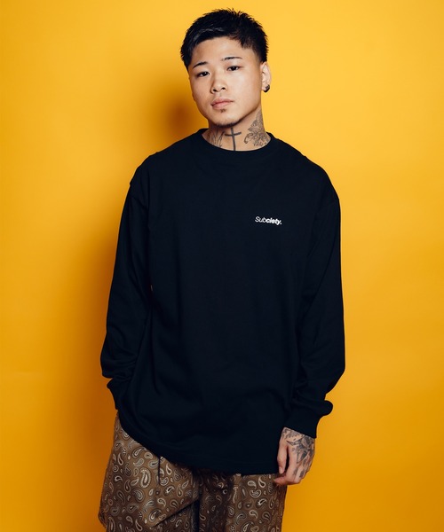 Subciety(サブサエティ)の「Five lights L/S tee(Tシャツ/カットソー・メンズ・アッシュ/ブラック/ホワイト・SMALL/MEDIUM/LARGE/X-LARGE/XX-LARGE)」の10枚目の写真