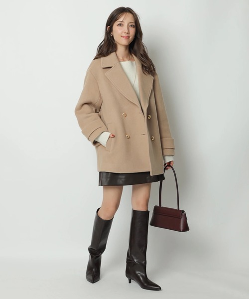 セミコクーンウールPコート（ダウンジャケット/コート）｜Apuweiser