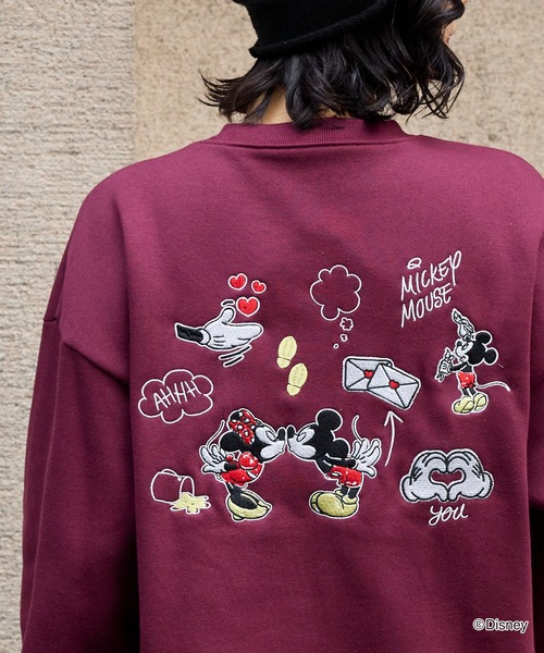 セール】【Disney】別注 Mickey&Minnie ミッキー＆ミニー/グラフィック
