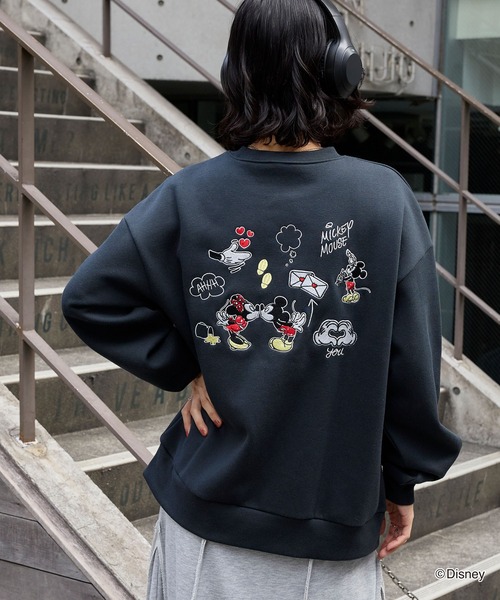 セール】【Disney】別注 Mickey&Minnie ミッキー＆ミニー/グラフィック