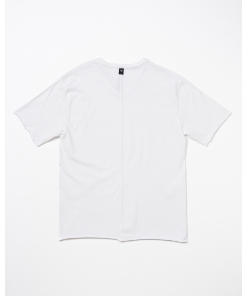 wjk(ダヴルジェイケイ)の「wide cut-off V-neck S/S(Tシャツ/カットソー・メンズ・ホワイト/ブラック・X-LARGE/LARGE/MEDIUM/SMALL)」の11枚目の写真