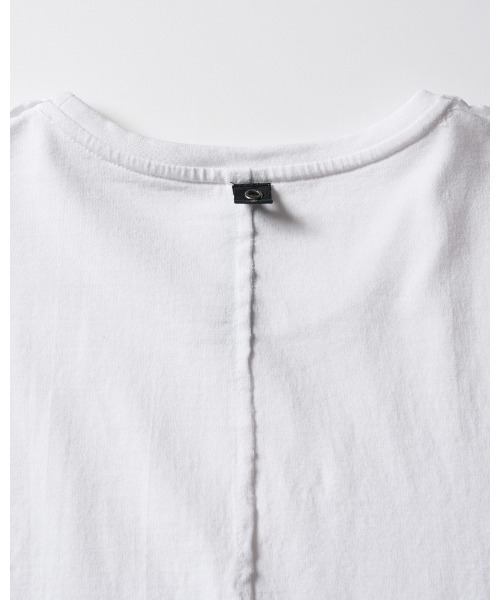 wjk(ダヴルジェイケイ)の「wide cut-off V-neck S/S(Tシャツ/カットソー・メンズ・ホワイト/ブラック・X-LARGE/LARGE/MEDIUM/SMALL)」の14枚目の写真