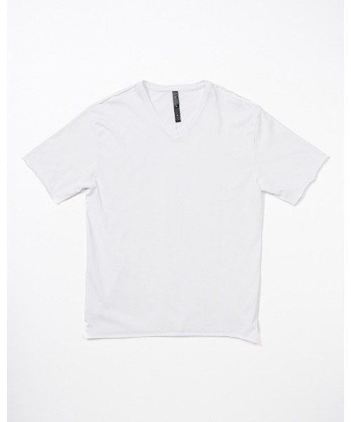 wjk(ダヴルジェイケイ)の「wide cut-off V-neck S/S(Tシャツ/カットソー・メンズ・ホワイト/ブラック・X-LARGE/LARGE/MEDIUM/SMALL)」の18枚目の写真