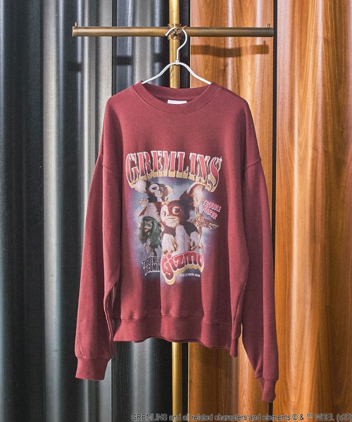 ROSE BUD（ローズバッド）の「(ROSE BUD LIMITED)GREMLINS BIG SWEAT（スウェット・レディース・ライトグレー/バーガンディー/チャコールグレー・ONE SIZE）」の3枚目の写真