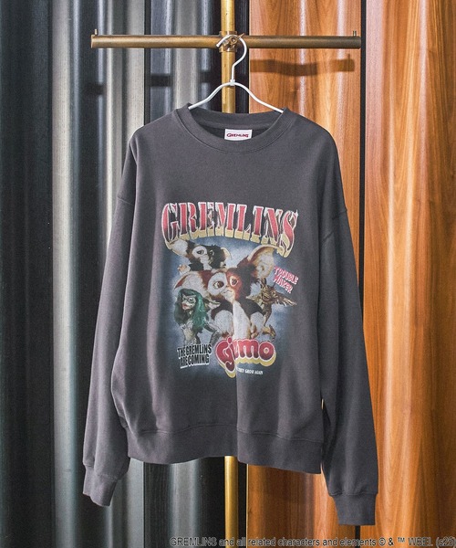 ROSE BUD（ローズバッド）の「(ROSE BUD LIMITED)GREMLINS BIG SWEAT（スウェット・レディース・ライトグレー/バーガンディー/チャコールグレー・ONE SIZE）」の6枚目の写真