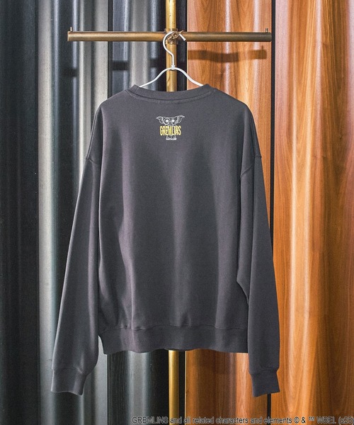 ROSE BUD（ローズバッド）の「(ROSE BUD LIMITED)GREMLINS BIG SWEAT（スウェット・レディース・ライトグレー/バーガンディー/チャコールグレー・ONE SIZE）」の7枚目の写真