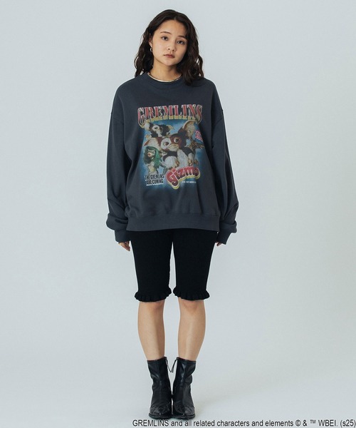 ROSE BUD（ローズバッド）の「(ROSE BUD LIMITED)GREMLINS BIG SWEAT（スウェット・レディース・ライトグレー/バーガンディー/チャコールグレー・ONE SIZE）」の21枚目の写真