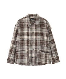 DANKE SCHON | 【WEB&DEPOT限定】DankeSchon/ダンケシェーン/DAMAGE CHECK SHIRTS(シャツ/ブラウス)