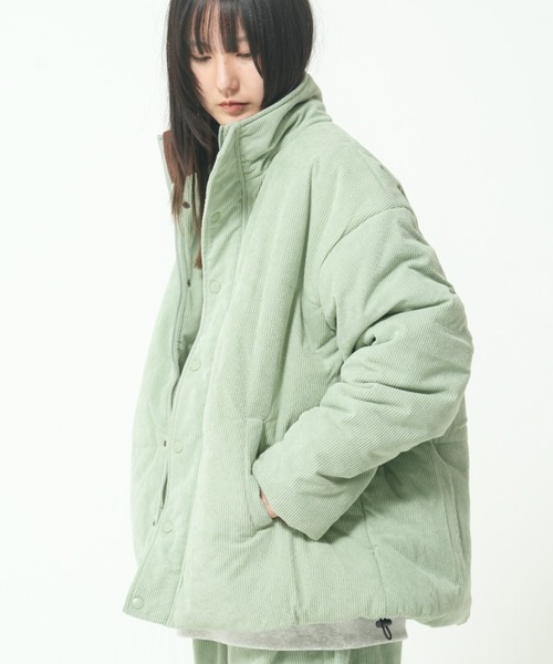 ROUGH TRADE(ラフトレード)の「コーデュロイ 中綿スタンドブルゾン(M1)(ブルゾン・メンズ・セージグリーン/ネイビー/ベージュ・LARGE/X-LARGE/MEDIUM)」の7枚目の写真