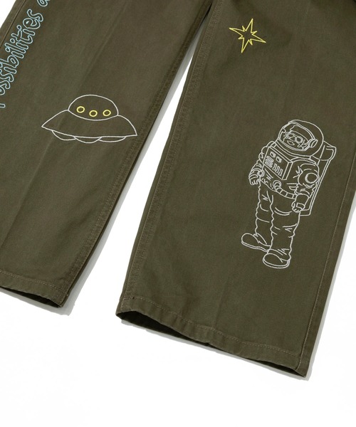 go slow caravan（ゴースローキャラバン）の「ツイル ピーチ起毛 刺繍ワークパンツ（その他パンツ・メンズ・オリーブ/ナチュラル/ネイビー・MEDIUM/LARGE/X-LARGE）」の19枚目の写真