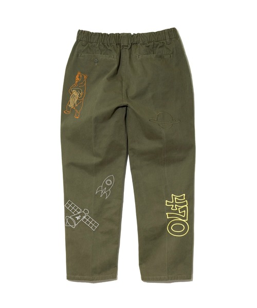 go slow caravan（ゴースローキャラバン）の「ツイル ピーチ起毛 刺繍ワークパンツ（その他パンツ・メンズ・オリーブ/ナチュラル/ネイビー・MEDIUM/LARGE/X-LARGE）」の21枚目の写真
