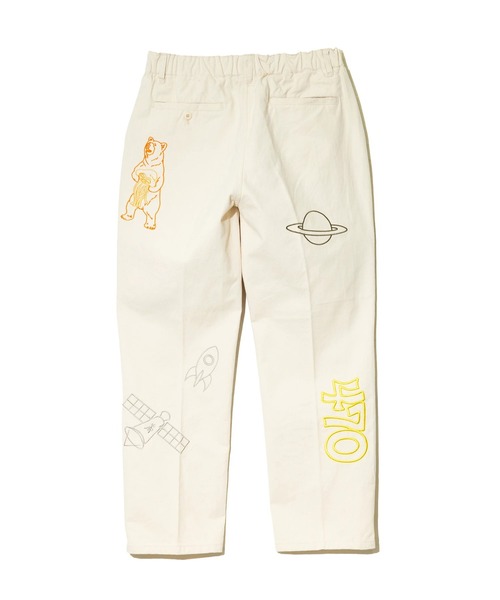 go slow caravan（ゴースローキャラバン）の「ツイル ピーチ起毛 刺繍ワークパンツ（その他パンツ・メンズ・オリーブ/ナチュラル/ネイビー・MEDIUM/LARGE/X-LARGE）」の5枚目の写真