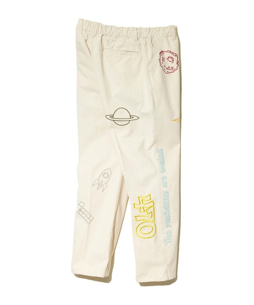 go slow caravan（ゴースローキャラバン）の「ツイル ピーチ起毛 刺繍ワークパンツ（その他パンツ・メンズ・オリーブ/ナチュラル/ネイビー・MEDIUM/LARGE/X-LARGE）」の7枚目の写真