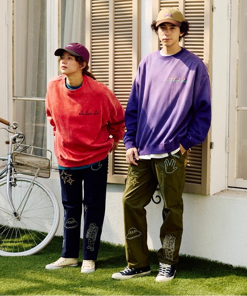 go slow caravan（ゴースローキャラバン）の「ツイル ピーチ起毛 刺繍ワークパンツ（その他パンツ・メンズ・オリーブ/ナチュラル/ネイビー・MEDIUM/LARGE/X-LARGE）」の13枚目の写真