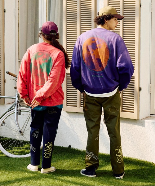 go slow caravan（ゴースローキャラバン）の「ツイル ピーチ起毛 刺繍ワークパンツ（その他パンツ・メンズ・オリーブ/ナチュラル/ネイビー・MEDIUM/LARGE/X-LARGE）」の14枚目の写真