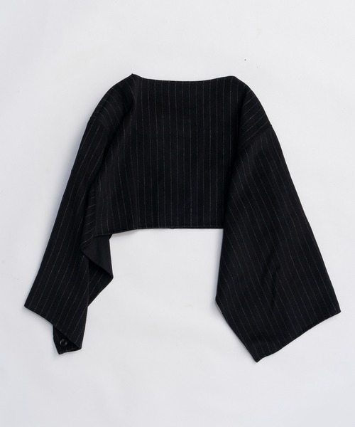 PRANK PROJECT（プランクプロジェクト）の「マルチウェイケープコート / Multiway Cape Coat（その他アウター・レディース・ネイビー/グレー/ブラック・FREE）」の6枚目の写真