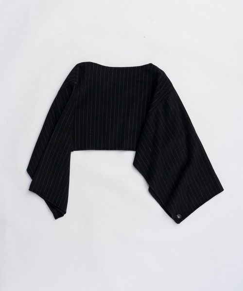 PRANK PROJECT（プランクプロジェクト）の「マルチウェイケープコート / Multiway Cape Coat（その他アウター・レディース・ネイビー/グレー/ブラック・FREE）」の5枚目の写真