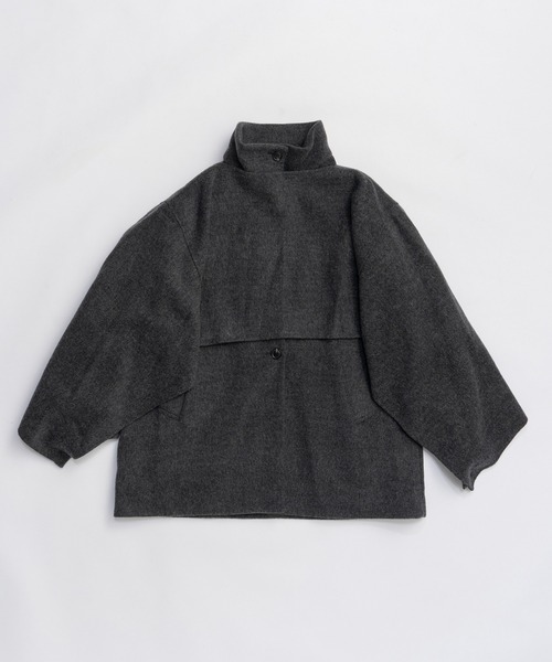 PRANK PROJECT（プランクプロジェクト）の「マルチウェイケープコート / Multiway Cape Coat（その他アウター・レディース・ネイビー/グレー/ブラック・FREE）」の14枚目の写真